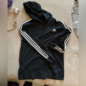 Adidas cotton hooded long sleeve